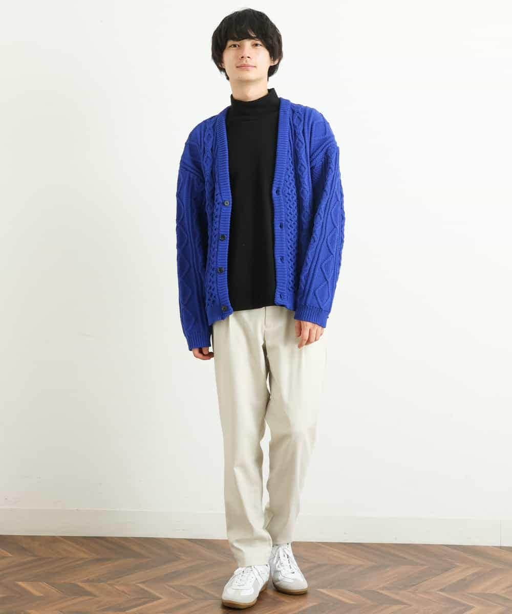 KHLLP33054 a.v.v MEN(アー・ヴェ・ヴェ) 【S-XXL】起毛アーバンタックパンツ モカ