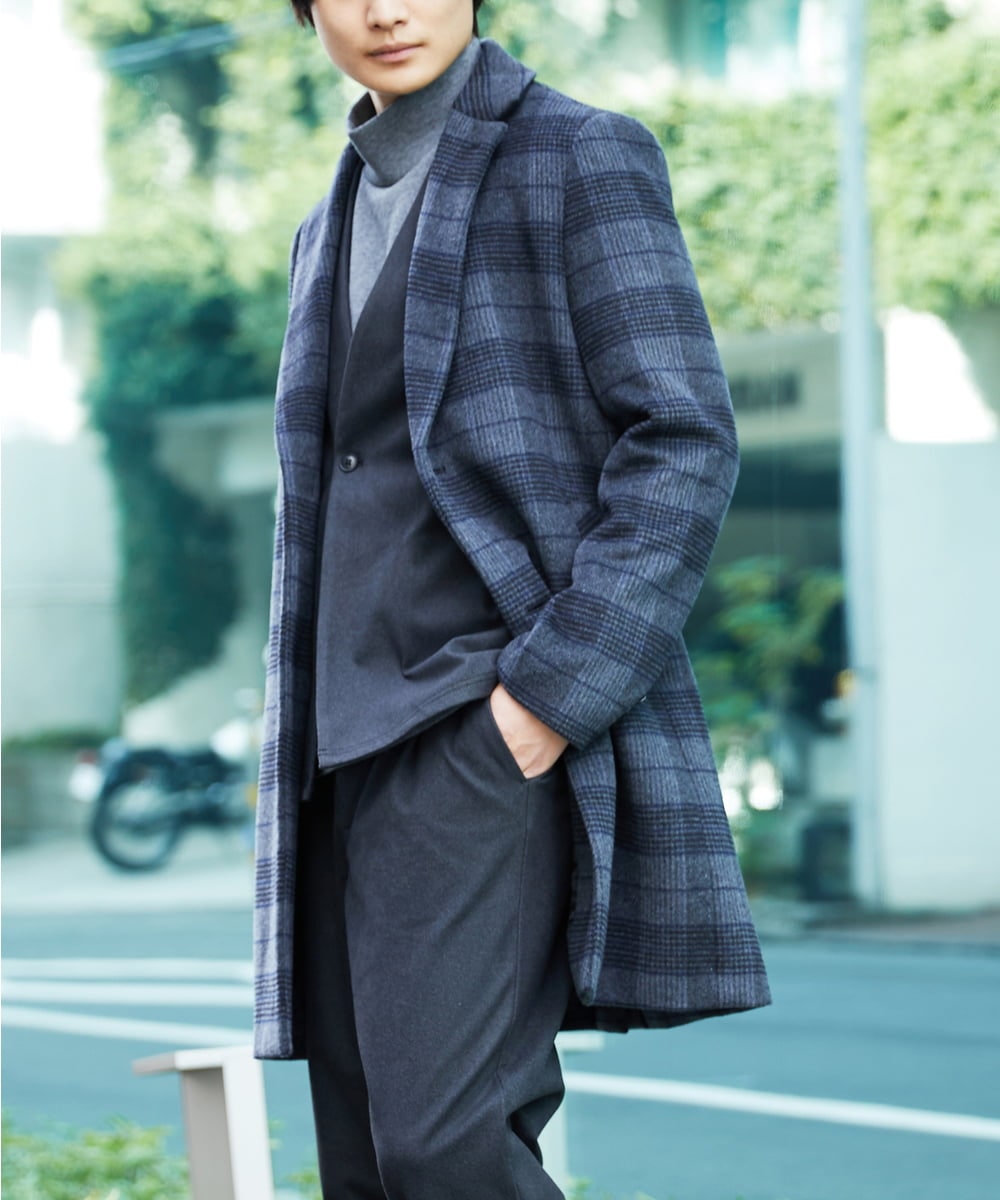 ビタミンカラーのハーモニー 18AW MR.GENTLEMAN ツイード 千鳥格子