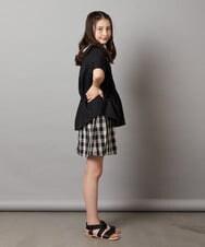 KJBHW21034 a.v.v KIDS(アー・ヴェ・ヴェ) [140-150]レイヤード風ブラウス ブラック