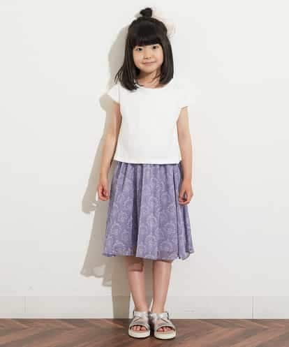 KJEHM01034 a.v.v KIDS [100-130]アソートプリント ドッキングワンピース