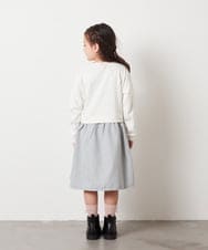 KJELV80044 a.v.v KIDS(アー・ヴェ・ヴェ) [100-140]【すみっコぐらし】ドッキングワンピース アイボリー