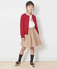 KJHJJ10019 a.v.v KIDS(アー・ヴェ・ヴェ) [100-130]インナーパンツ付きギャザースカート[WEB限定サイズ] チェック