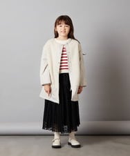 KJHLT60034 a.v.v KIDS(アー・ヴェ・ヴェ) [140-150]チュールロングスカート ブラック