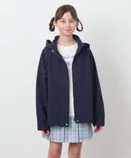 KJJEA21054 a.v.v KIDS(アー・ヴェ・ヴェ) [100-130]洗えるバックタックブルゾン ネイビー