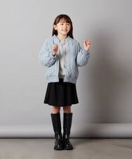 140-150]【ニコ☆プチ12月号掲載商品】【2WAY】リバーシブルブルゾン