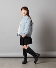 140-150]【ニコ☆プチ12月号掲載商品】【2WAY】リバーシブルブルゾン