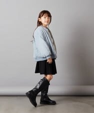 140-150]【ニコ☆プチ12月号掲載商品】【2WAY】リバーシブルブルゾン