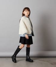 140-150]【ニコ☆プチ12月号掲載商品】【2WAY】リバーシブルブルゾン