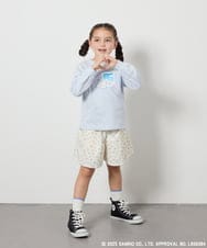 KJKEA81034 a.v.v KIDS(アー・ヴェ・ヴェ) [100-140]【シナモロール】シナモンプリントロンT ライトブルー