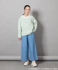 KJKEA82039 a.v.v KIDS(アー・ヴェ・ヴェ) [130]【ポチャッコ】レイヤード風ロンT グリーン