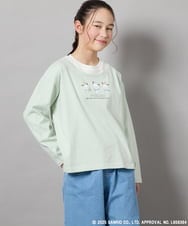 KJKEA82039 a.v.v KIDS(アー・ヴェ・ヴェ) [130]【ポチャッコ】レイヤード風ロンT グリーン