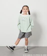 KJKEA82039 a.v.v KIDS(アー・ヴェ・ヴェ) [130]【ポチャッコ】レイヤード風ロンT グリーン