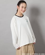 KJKEA83039 a.v.v KIDS(アー・ヴェ・ヴェ) [130]【ポチャッコ】リンガーT ホワイト