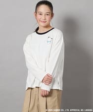 KJKEA83039 a.v.v KIDS(アー・ヴェ・ヴェ) [130]【ポチャッコ】リンガーT ホワイト