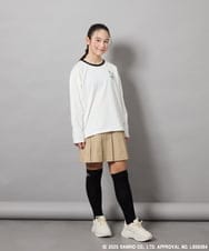 KJKEA83039 a.v.v KIDS(アー・ヴェ・ヴェ) [130]【ポチャッコ】リンガーT ホワイト