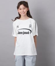 KJKFA41034 a.v.v KIDS(アー・ヴェ・ヴェ) [130]レースキリカエゲーミングＴシャツ ブルー