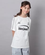 KJKFA41034 a.v.v KIDS(アー・ヴェ・ヴェ) [130]レースキリカエゲーミングＴシャツ ブルー