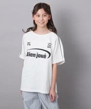 KJKFA41034 a.v.v KIDS(アー・ヴェ・ヴェ) [130]レースキリカエゲーミングＴシャツ ブルー