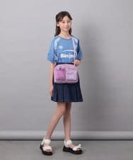 KJKFA41034 a.v.v KIDS(アー・ヴェ・ヴェ) [130]レースキリカエゲーミングＴシャツ ブルー