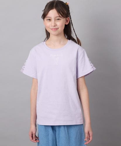 KJKFC49034 a.v.v KIDS [160]ソデレースアップＴシャツ