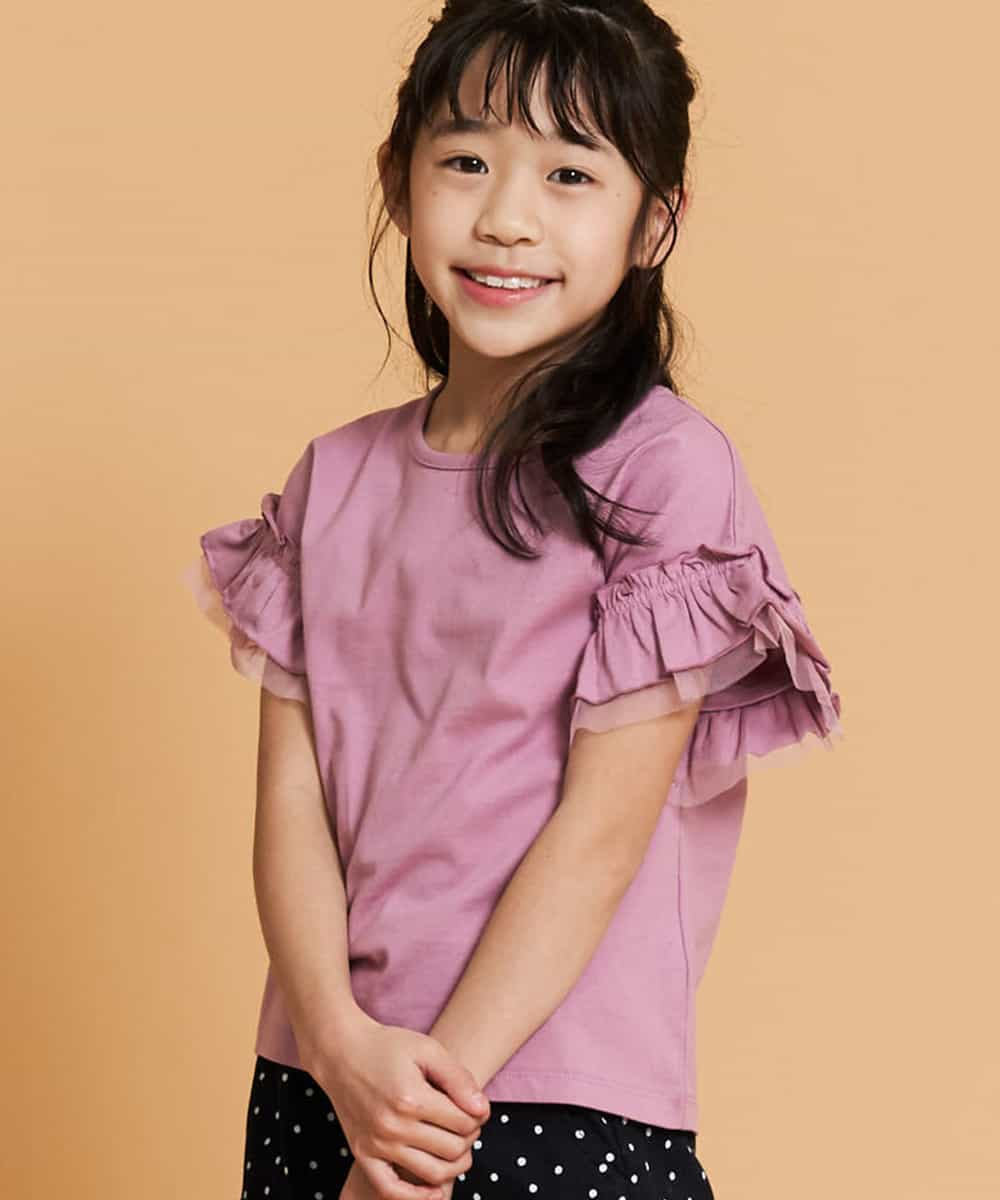 A V V Kids アー ヴェ ヴェ 100 130 プチプラ フリルスリーブｔシャツ Web限定サイズ イトキンオンラインストア