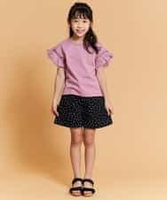 KJKFN33016 a.v.v KIDS(アー・ヴェ・ヴェ) [140-150]【プチプラ】フリルスリーブＴシャツ ミント