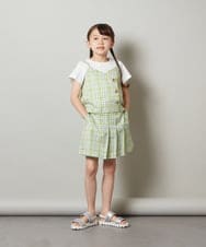 KJKGS12029 a.v.v KIDS(アー・ヴェ・ヴェ) [100-130]【セットアップ対応】キャミドッキングトップス グリーン