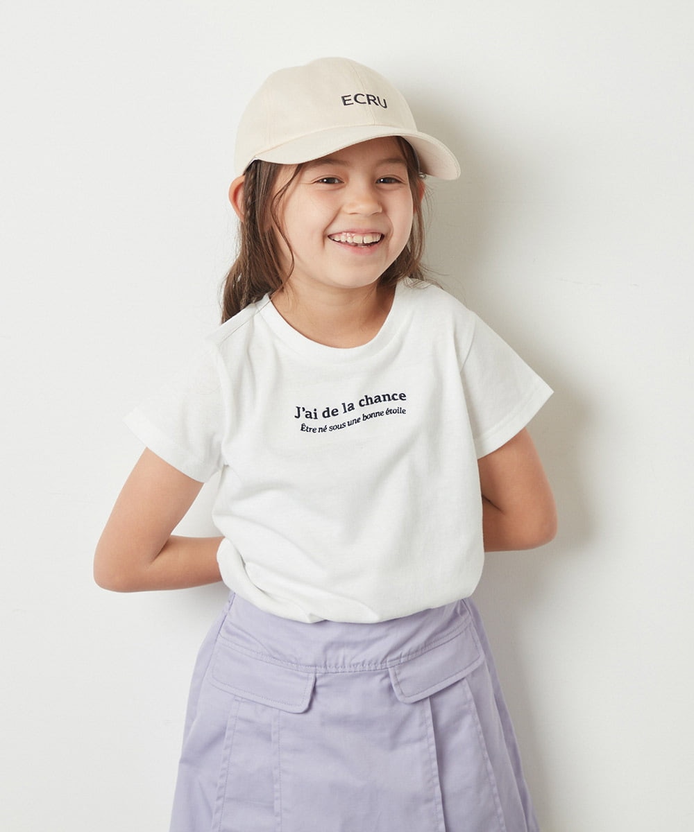 140-150]ロゴ刺繍Ｔシャツ(カットソー・Tシャツ) | a.v.v KIDS(アー