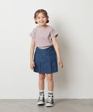 KJKGT09024 a.v.v KIDS(アー・ヴェ・ヴェ) [140-150]バックリボンカットソー ミント