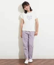 KJKHM03024 a.v.v KIDS(アー・ヴェ・ヴェ) [100-130]【接触冷感】リバーシブル スパンコールTシャツ ピンク