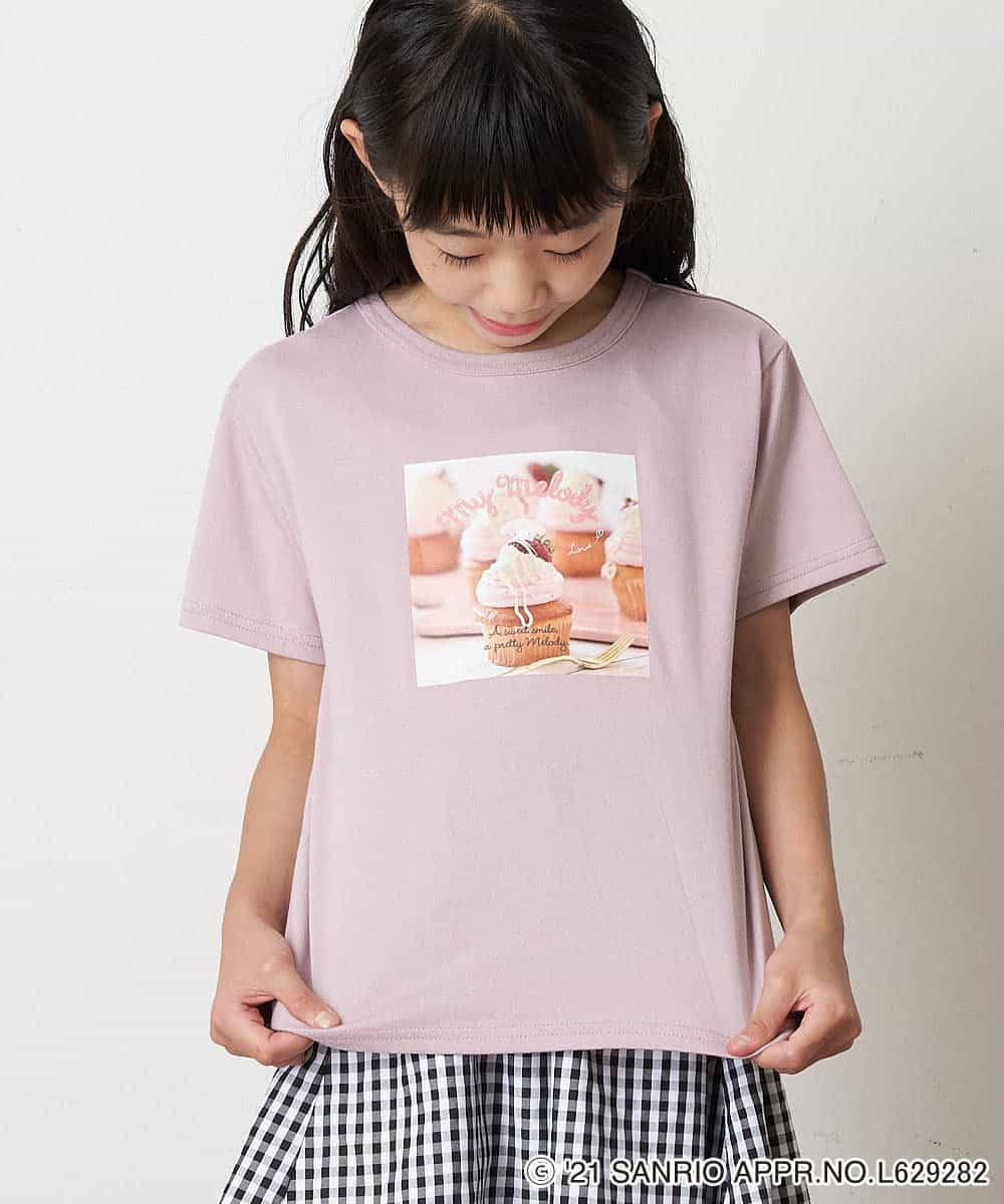 KJKHM82024 a.v.v KIDS(アー・ヴェ・ヴェ) [100-130]【数量限定】サンリオコラボTシャツ[WEB限定サイズ] ライトブルー（ポムポムプリン）