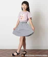 KJKHM82024 a.v.v KIDS(アー・ヴェ・ヴェ) [100-130]【数量限定】サンリオコラボTシャツ[WEB限定サイズ] ライトブルー（ポムポムプリン）