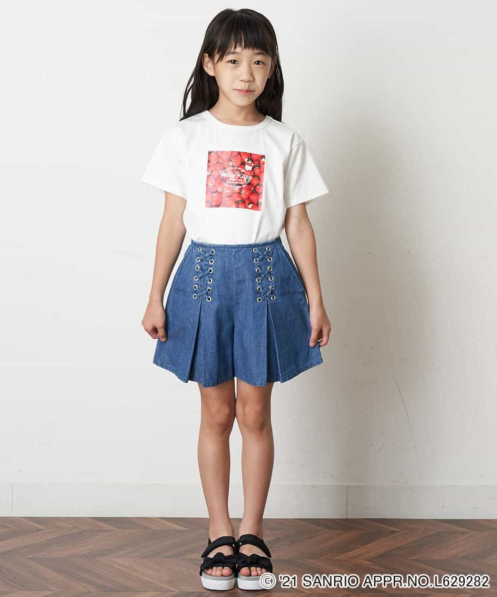 KJKHM82024 a.v.v KIDS(アー・ヴェ・ヴェ) [100-130]【数量限定】サンリオコラボTシャツ[WEB限定サイズ] ライトブルー（ポムポムプリン）