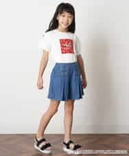 KJKHM82024 a.v.v KIDS(アー・ヴェ・ヴェ) [100-130]【数量限定】サンリオコラボTシャツ[WEB限定サイズ] ライトブルー（ポムポムプリン）