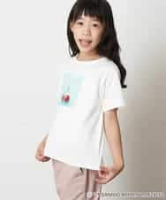 KJKHM82024 a.v.v KIDS(アー・ヴェ・ヴェ) [100-130]【数量限定】サンリオコラボTシャツ[WEB限定サイズ] ライトブルー（ポムポムプリン）