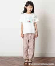 KJKHM82024 a.v.v KIDS(アー・ヴェ・ヴェ) [100-130]【数量限定】サンリオコラボTシャツ[WEB限定サイズ] ライトブルー（ポムポムプリン）