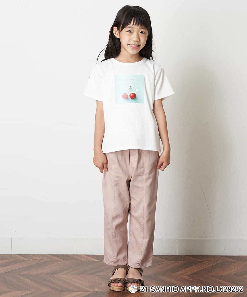 KJKHM82024 a.v.v KIDS(アー・ヴェ・ヴェ) [100-130]【数量限定】サンリオコラボTシャツ[WEB限定サイズ] ライトブルー（ポムポムプリン）