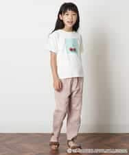 KJKHM82024 a.v.v KIDS(アー・ヴェ・ヴェ) [100-130]【数量限定】サンリオコラボTシャツ[WEB限定サイズ] ライトブルー（ポムポムプリン）