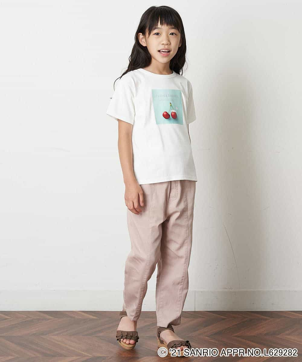 KJKHM82024 a.v.v KIDS(アー・ヴェ・ヴェ) [100-130]【数量限定】サンリオコラボTシャツ[WEB限定サイズ] ライトブルー（ポムポムプリン）