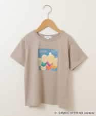 KJKHM82024 a.v.v KIDS(アー・ヴェ・ヴェ) [100-130]【数量限定】サンリオコラボTシャツ[WEB限定サイズ] ライトブルー（ポムポムプリン）