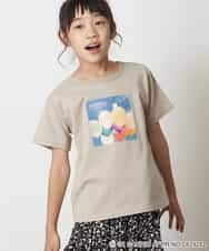 KJKHM82024 a.v.v KIDS(アー・ヴェ・ヴェ) [100-130]【数量限定】サンリオコラボTシャツ[WEB限定サイズ] ライトブルー（ポムポムプリン）