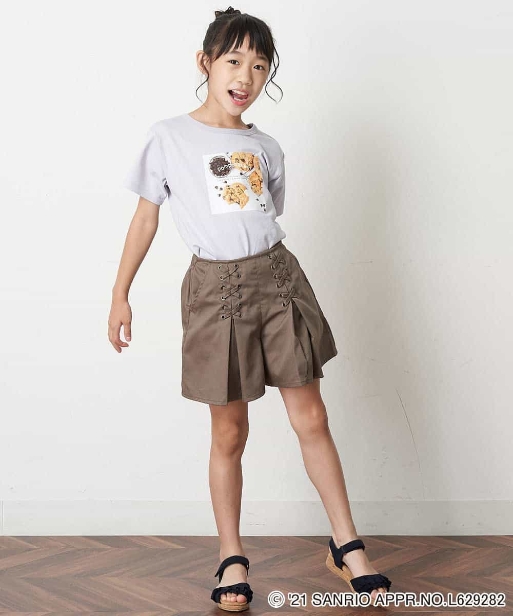 KJKHM82024 a.v.v KIDS(アー・ヴェ・ヴェ) [100-130]【数量限定】サンリオコラボTシャツ[WEB限定サイズ] ライトブルー（ポムポムプリン）