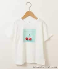 KJKHM82024 a.v.v KIDS(アー・ヴェ・ヴェ) [100-130]【数量限定】サンリオコラボTシャツ[WEB限定サイズ] ライトブルー（ポムポムプリン）