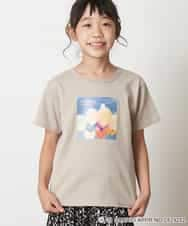 KJKHM82024 a.v.v KIDS(アー・ヴェ・ヴェ) [100-130]【数量限定】サンリオコラボTシャツ[WEB限定サイズ] ベージュ（ポチャッコ）