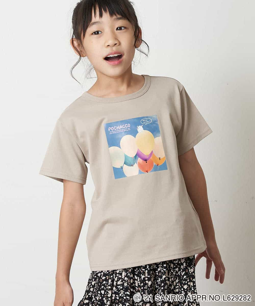 KJKHO82034 a.v.v KIDS(アー・ヴェ・ヴェ) [160]【数量限定】サンリオコラボTシャツ[WEB限定サイズ] ライトブルー（ポムポムプリン）