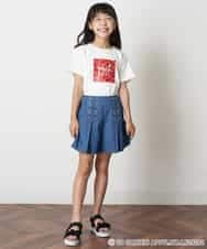 KJKHO82034 a.v.v KIDS(アー・ヴェ・ヴェ) [160]【数量限定】サンリオコラボTシャツ[WEB限定サイズ] ライトブルー（ポムポムプリン）