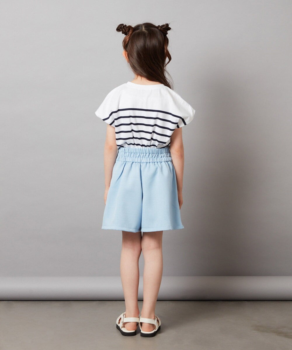 KJKHV71024 a.v.v KIDS(アー・ヴェ・ヴェ) [110-130]ボーダーTシャツ ネイビー