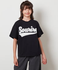 KJKHW26024 a.v.v KIDS(アー・ヴェ・ヴェ) [140-150]【接触冷感】アソートアートゆるＴシャツ ホワイト