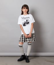 KJKHW26024 a.v.v KIDS(アー・ヴェ・ヴェ) [140-150]【接触冷感】アソートアートゆるＴシャツ ホワイト