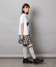 KJKHW26024 a.v.v KIDS(アー・ヴェ・ヴェ) [140-150]【接触冷感】アソートアートゆるＴシャツ ホワイト